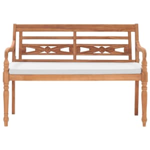 Lavice Batavia s poduškou 120 cm teak - obrázek 2