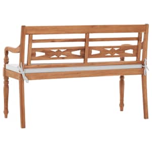 Lavice Batavia s poduškou 120 cm teak - obrázek 4