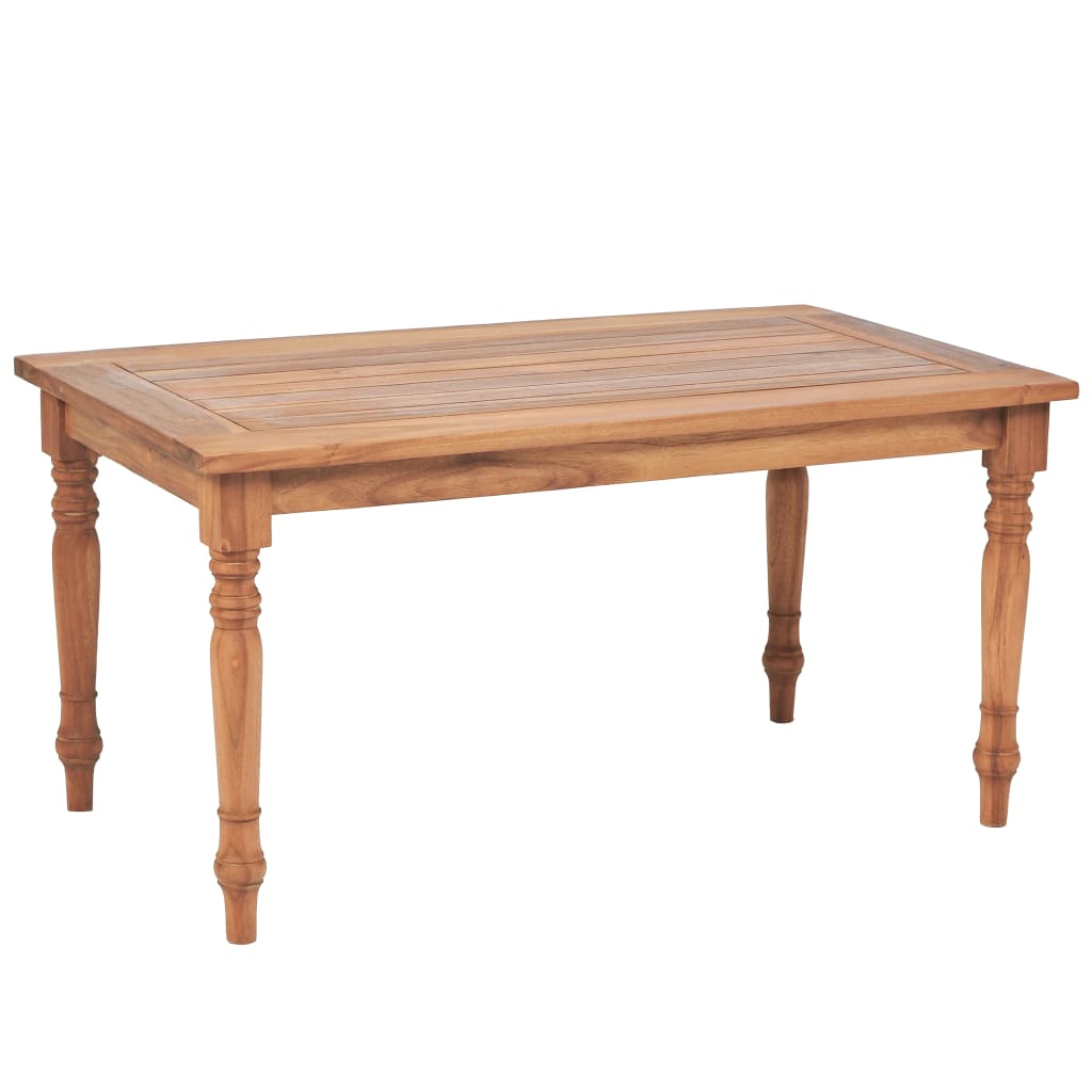 vidaXL Batavia Couchtisch Kolonialstil Teak 90 x 50 x 45 cm