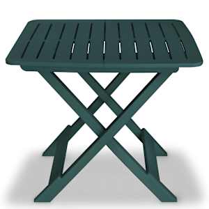 3dílný skládací bistro set plastový zelený - obrázek 2