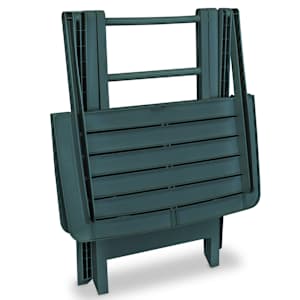 3dílný skládací bistro set plastový zelený - obrázek 7