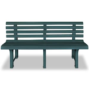 Zahradní lavice 145,5 cm plastová zelená - obrázek 2