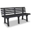 vidaXL aiapink 145,5 cm, plast, antratsiithall