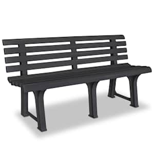 vidaXL aiapink 145,5 cm, plast, antratsiithall