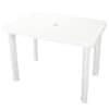 vidaXL aialaud, valge 101 x 68 x 72 cm plast