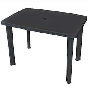 vidaXL aialaud, antratsiit, 101 x 68 x 72 cm plast