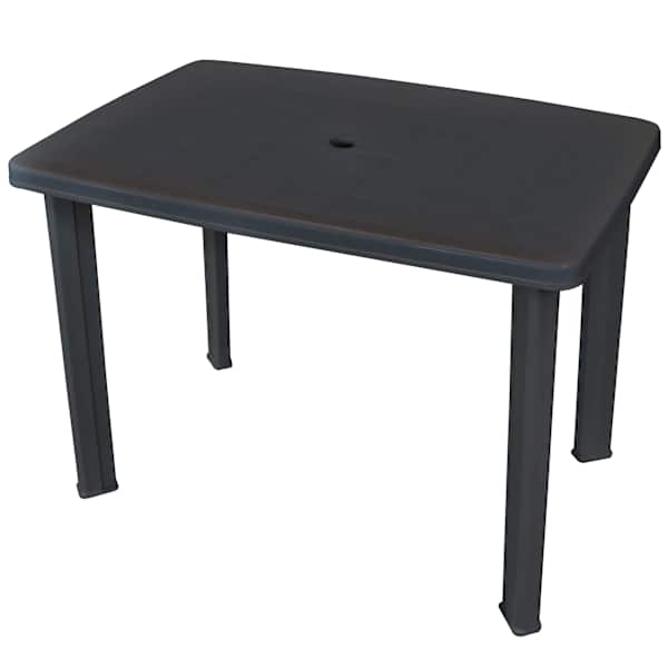 vidaXL aialaud, antratsiit, 101 x 68 x 72 cm plast