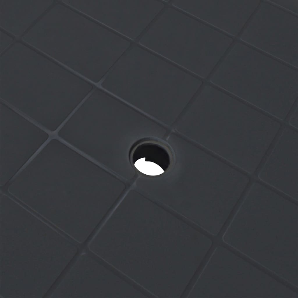 Patio Table with Umbrella Hole Outdoor Garden Patio Furniture Plastic vidaXL - Picture 10 of 27