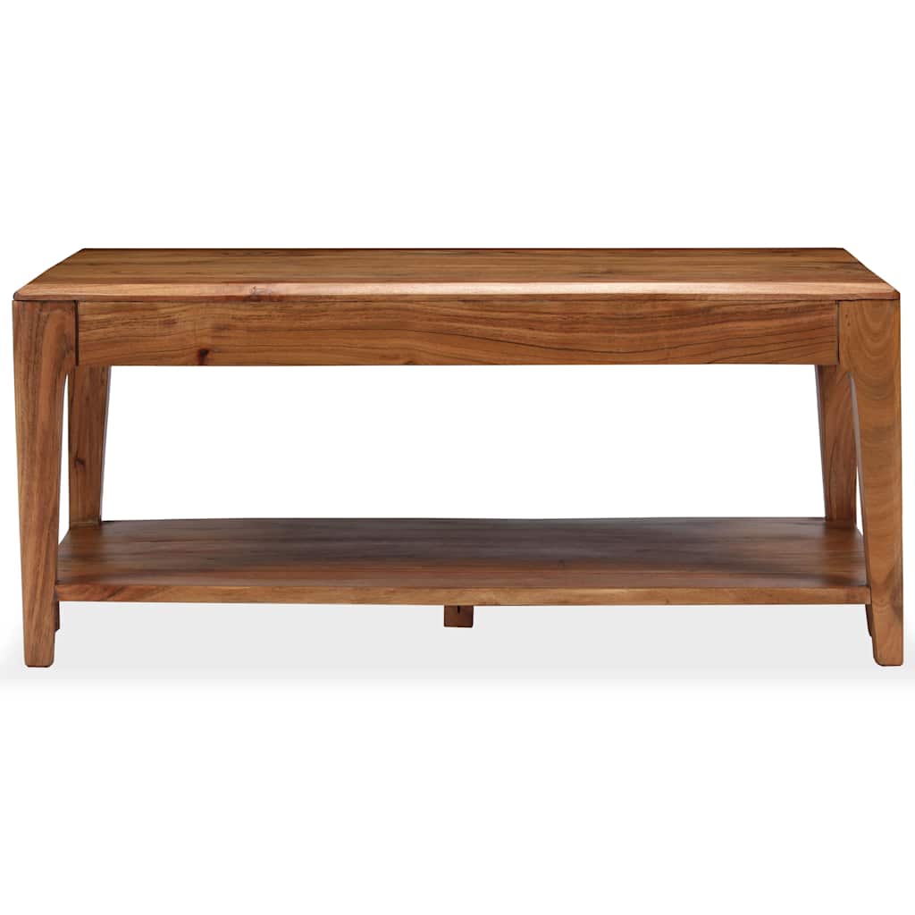 vidaXL - Salontafel - 88x50x38 - cm - massief - hout