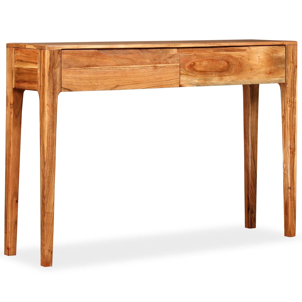 Konzolový stolek z masivního dřeva 118 x 30 x 80 cm
