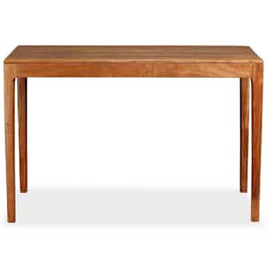vidaXL Table de salle &agrave; manger Bois massif 118 x 60 x 76 cm