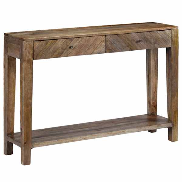 vidaXL konsoollaud toekast mangopuidust 118 x 30 x 80 cm