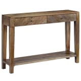 vidaXL Konsolentisch Mangoholz Massiv 118 x 30 x 80 cm