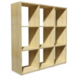 vidaXL Bokhylle 104x29x108 cm eik