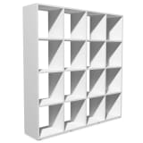 vidaXL Bookshelf 138.5x29x142.5 cm White