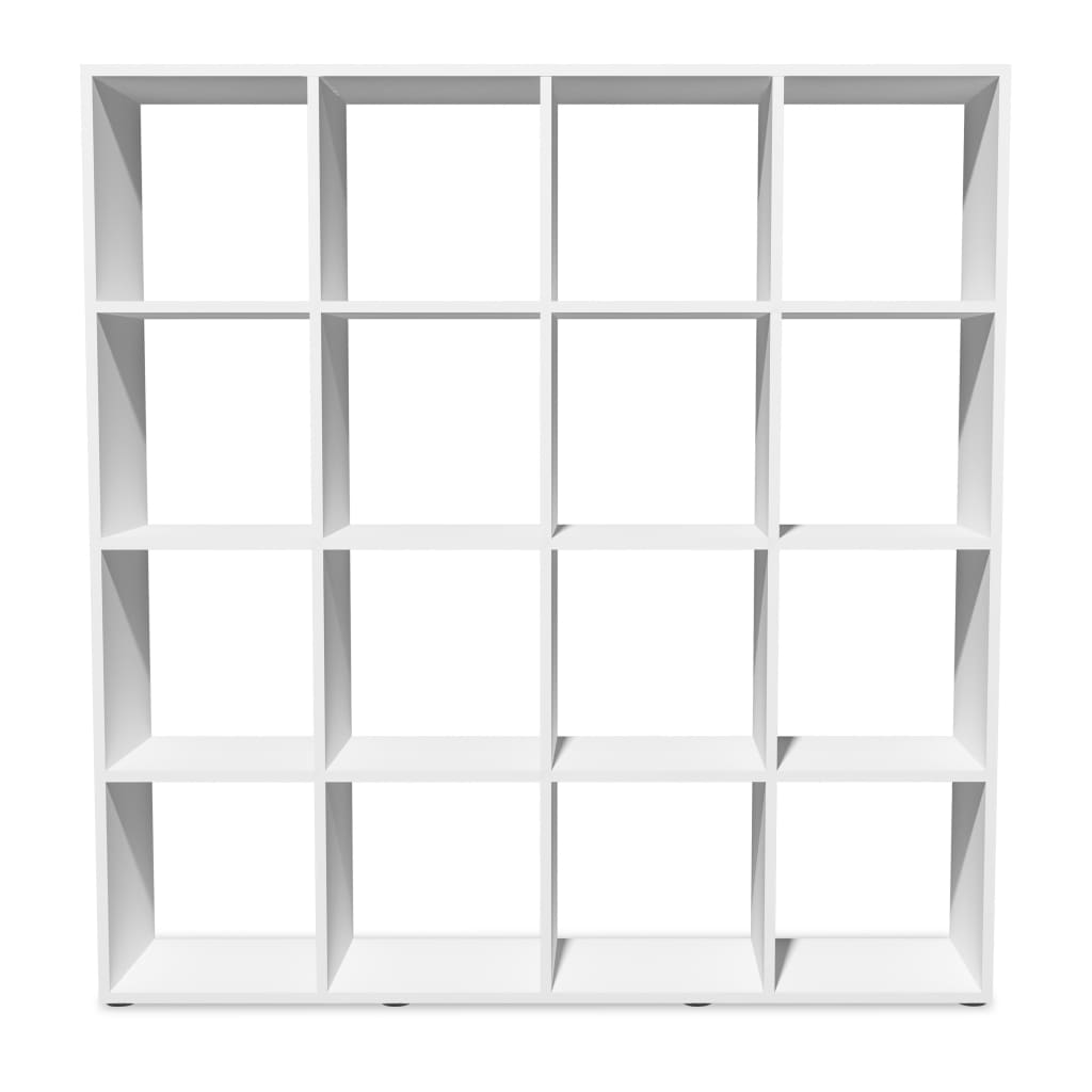 vidaXL Bookshelf 138.5x29x142.5 cm White