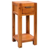 vidaXL Beistelltisch Akazienholz Massiv 30 x 30 x 70 cm