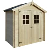 vidaXL Abrigo de jardim 2x1 m 19 mm madeira