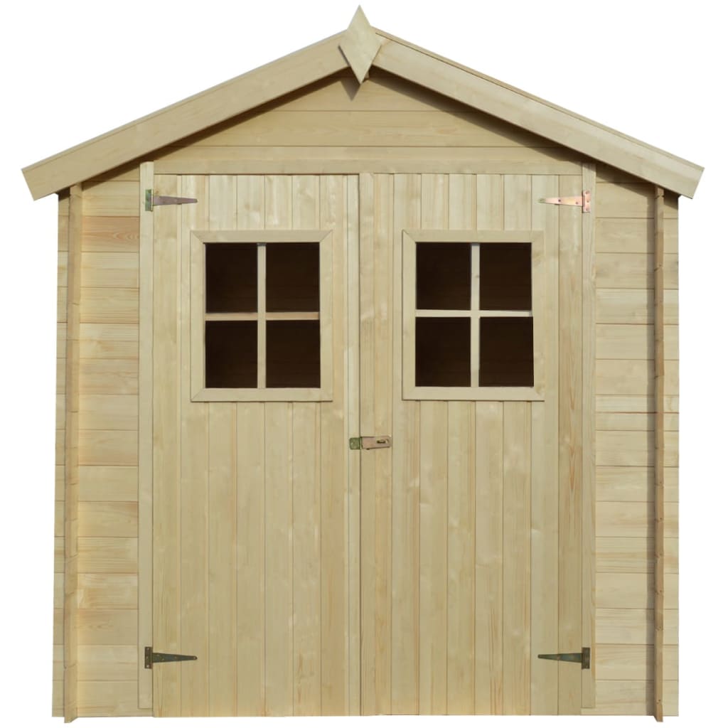 vidaXL Garden House Shed Log Timber Cabin 2x1 m 19 mm Wood