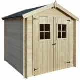 vidaXL Abrigo de jardim 2x2 m 19 mm madeira