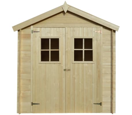 vidaXL Garden House Shed Log Timber Cabin 2x2 m 19 mm Wood
