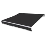 vidaXL Einziehbare Markise Anthrazit 400 cm