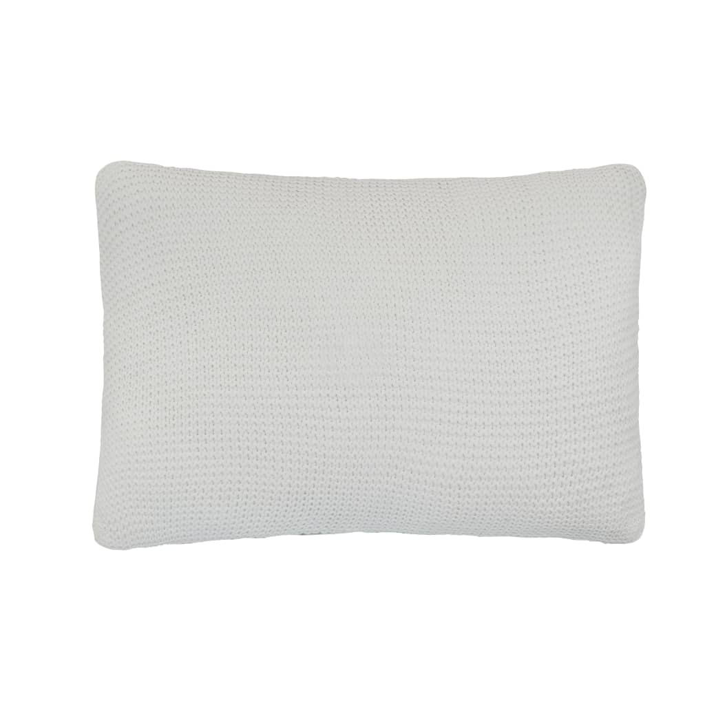 vidaXL 2 poduszki, bawełna o grubym splocie, 60x40 cm, złamana biel