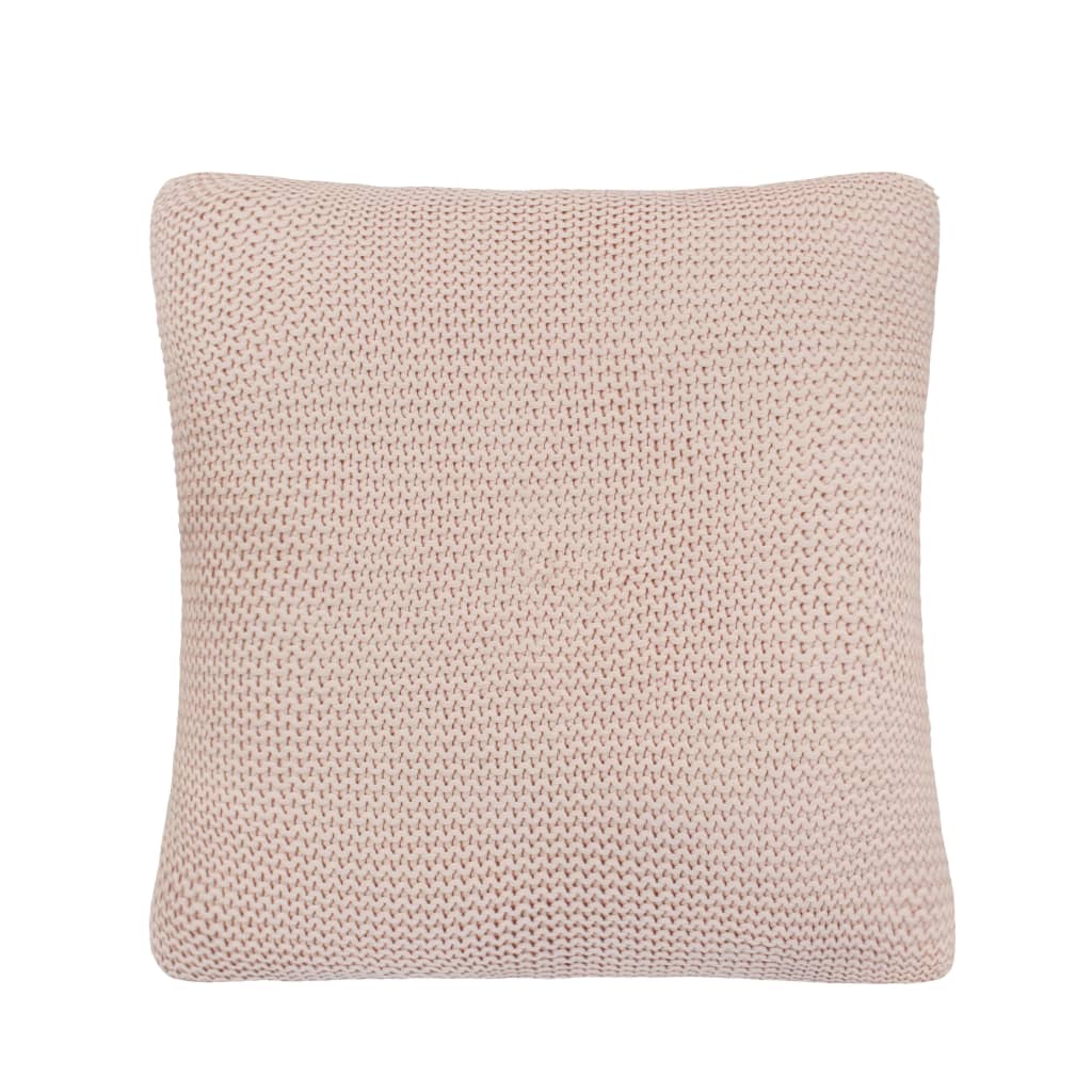 vidaXL Kissen 2 Stk. Grobgestrickte Baumwolle 45 x 45 cm Rosa