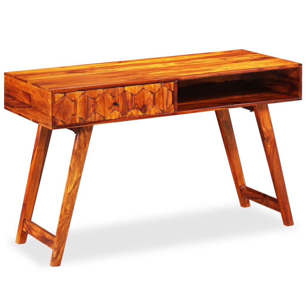 Thumbnail - vidaXL Schreibtisch Massivholz Akazie 118 x 50 x 76 cm
