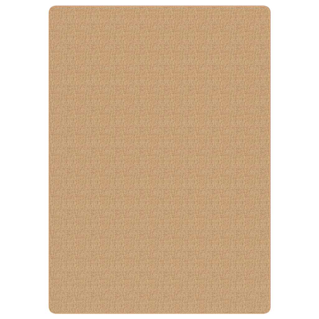 vidaXL Teppich Jute mit Latexrücken 70x130 cm Natur