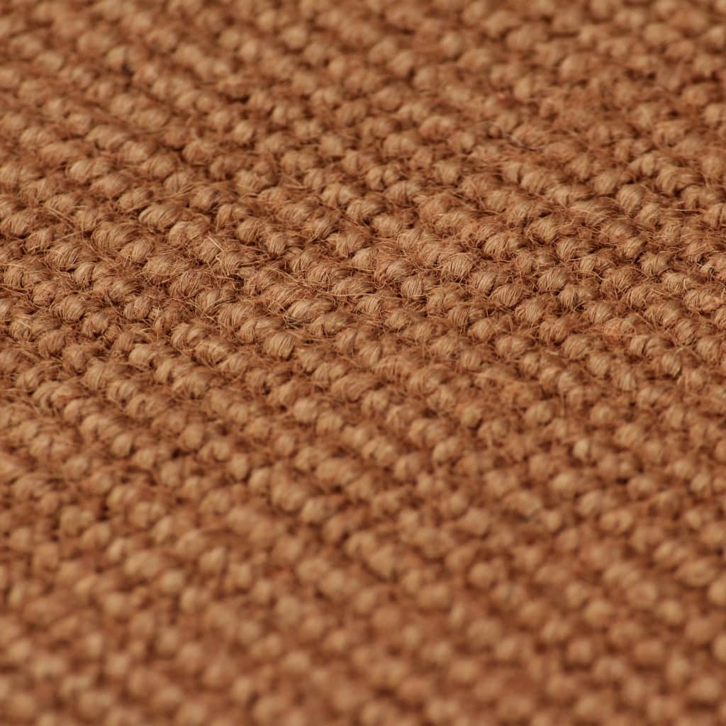 Teppich Jute mit Latexrücken 140x200 cm Braun | Stepinfit.de