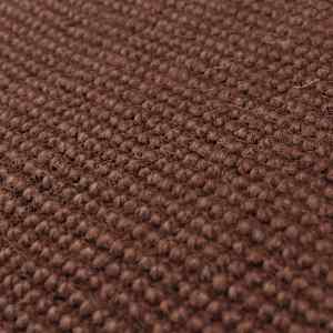 vidaXL Килим от юта с латексов гръб, 190x240 см, тъмнокафяв