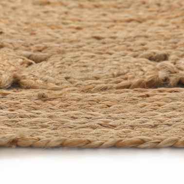 Vidaxl Teppich Flechtmuster Jute 150 Cm Rund Vidaxl De