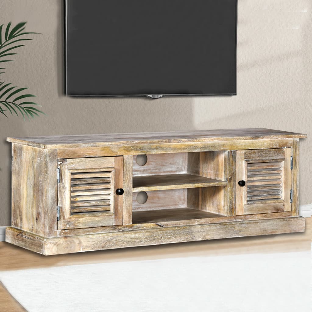 vidaXL TV stolek z masivního mangovníkového dřeva