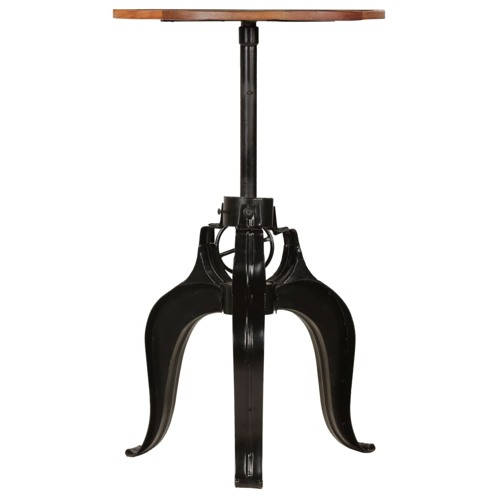 vidaXL Barový stůl masivní recyklované dřevo 60 x (76–110) cm