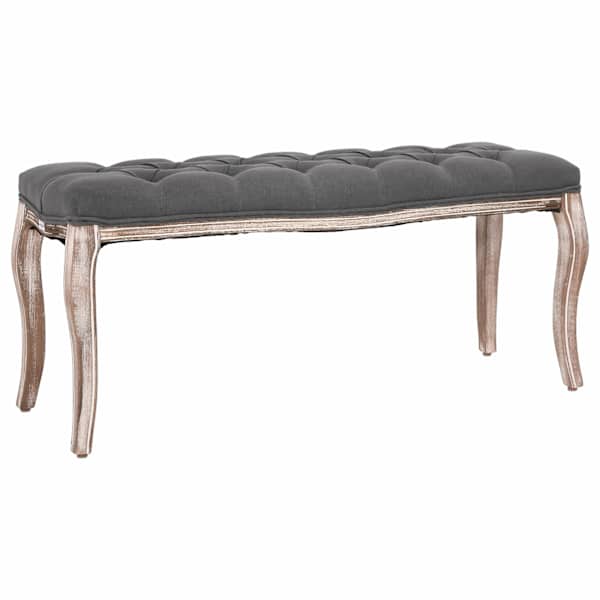 vidaXL pink, linane, toekas puit, 110 x 38 x 48 cm, tumehall
