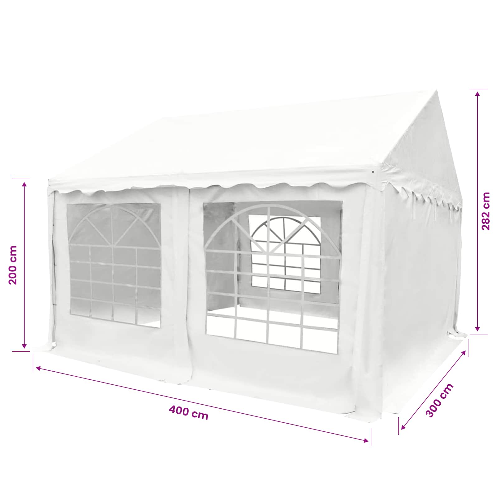 Party Tent size guide