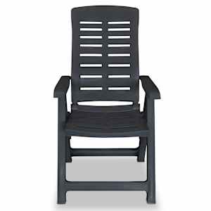3dílný bistro set plastový antracitový - obrázek 5
