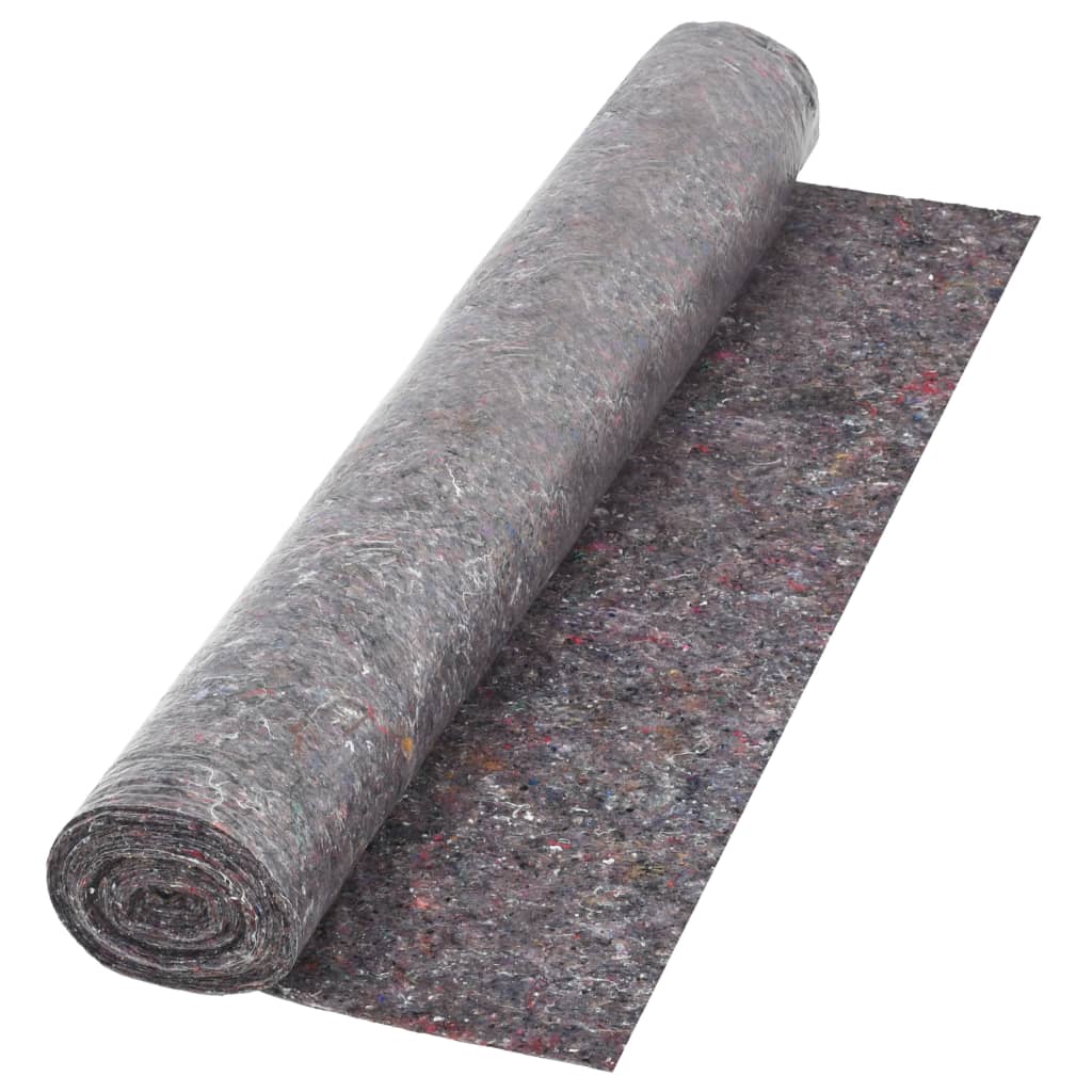 vidaXL Protiskluzové folie, malířský fleece, 50 m 180 g/m², šedá