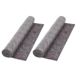 vidaXL Protiskluzové folie, malířský fleece, 2 x 50 m 180 g/m², šedá