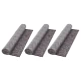 vidaXL Protiskluzové folie, malířský fleece 3ks 50 m 180 g/m², šedá