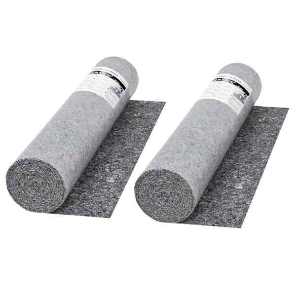 vidaXL libisemiskindel maalrifliis 2 tk 50 m 280 g/m&sup2; hall