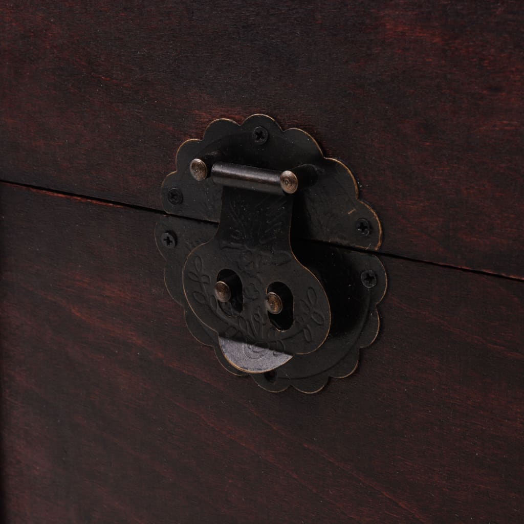 Coffre Vintage De Rangement Bois 66 X 38 X 40 Cm VidaXL 18 width=274