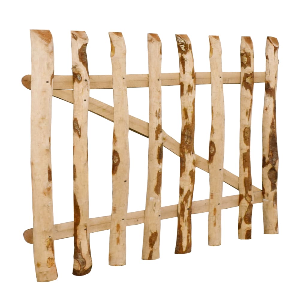 vidaXL Poort enkel 100x60 cm hazelaarhout afbeelding