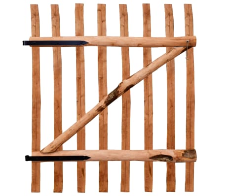 vidaXL Portão para cerca 1 pc 100x120 cm madeira de aveleira impregnada