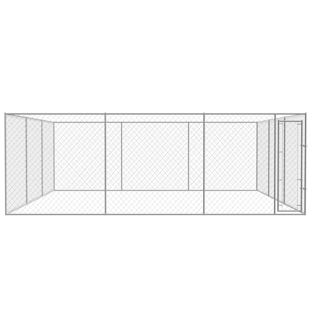 

vidaXL Hondenkennel voor buiten 6x6x2 m gegalvaniseerd staal