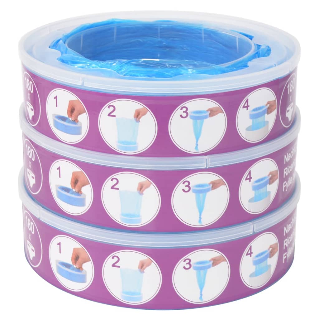 vidaXL Täyttökasetit 3 kpl Angelcare Diaper Genie