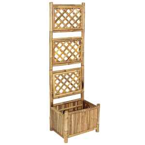 Vyvýšený záhon s treláží bambus 40 cm - obrázek 1