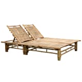 vidaXL 2-Personen-Sonnenliege mit verstellbaren Rückenlehnen 200 cm