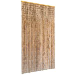 vidaXL uksekardin, bambus 100 x 200 cm